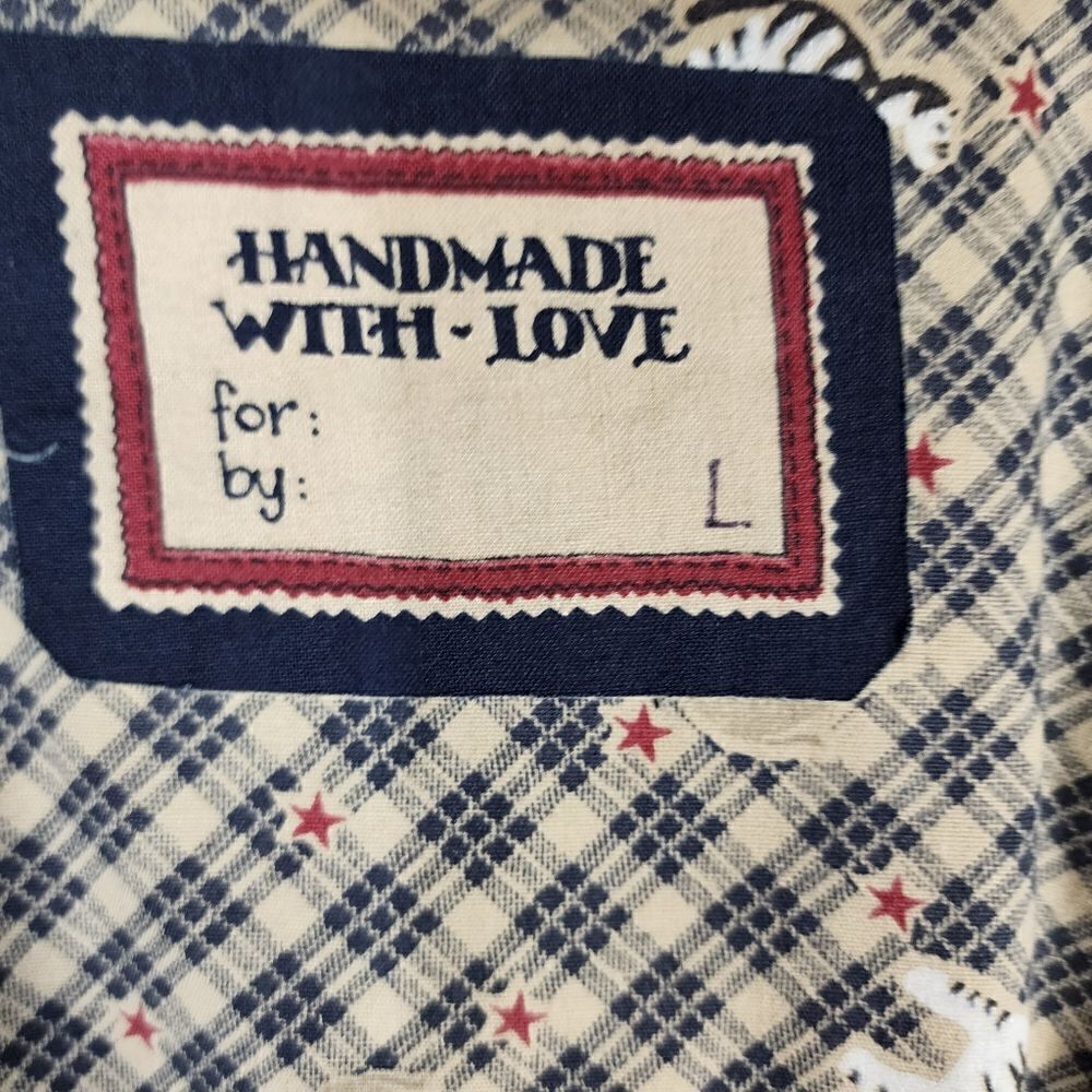 Daisy Kingdom Noahs Ark Fabric Panel Handmade Vest L - Picture 8 of 8